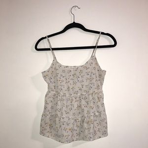 Pink rose tank top